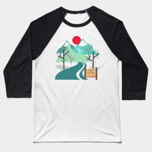 Two Mountains Baseball T-Shirt